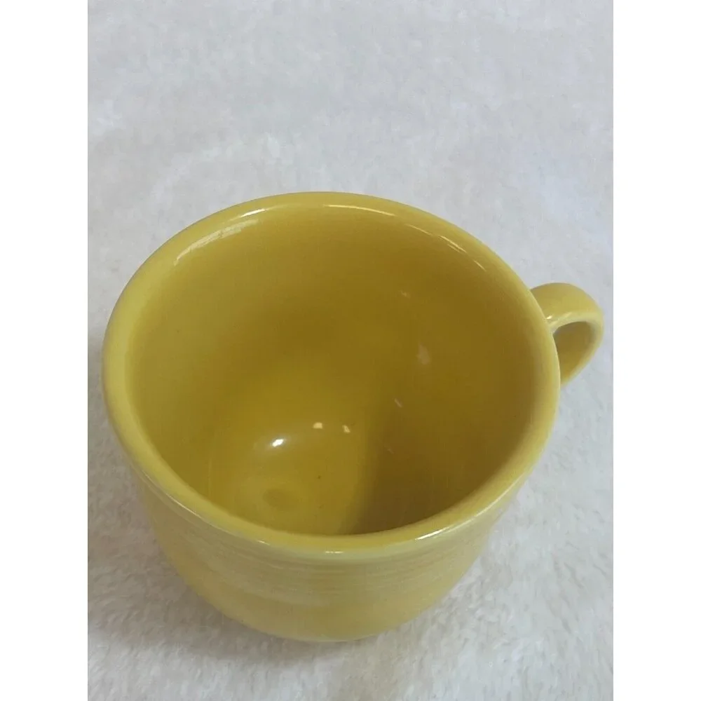 Fiesta Homer Laughlin China‎ Co. Sunflower Yellow Coffee Cup Lead Free